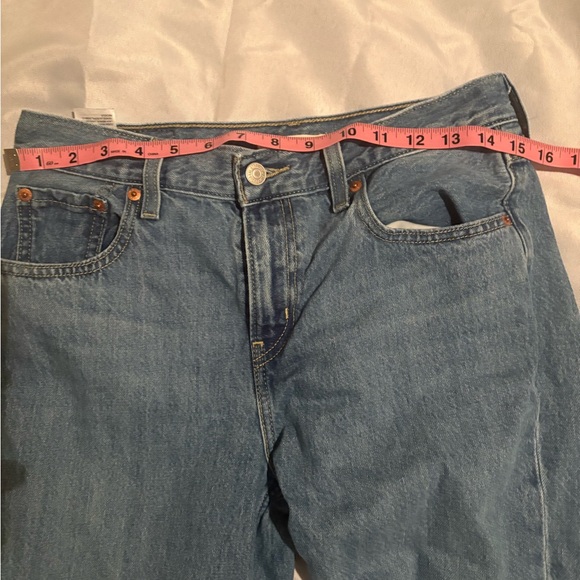 Levi's Low Pro Straight Women's Blue Denim Jeans Low Rise 5-Pocket - Picture 6 of 8